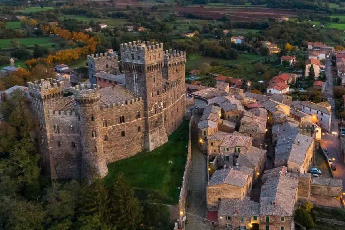 acquapendente vista dall'alto
