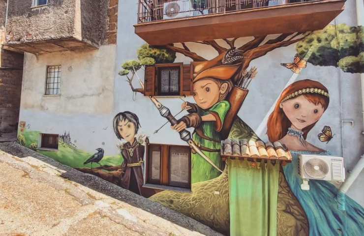 murales di peter pan