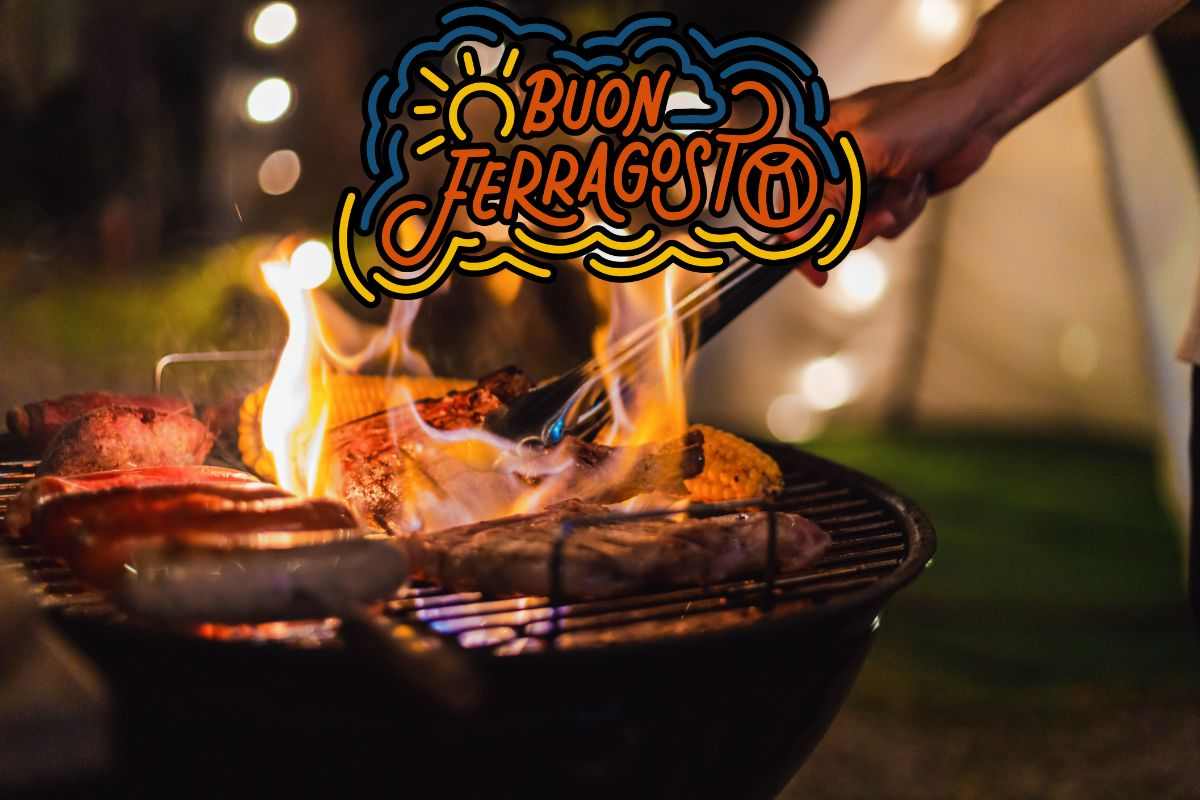 braciata e scritta buon ferragosto