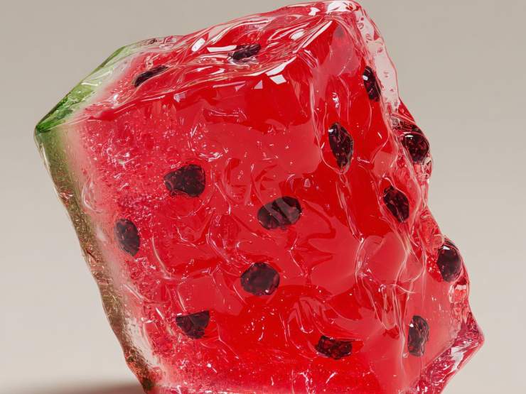 caramella a forma di cocomero