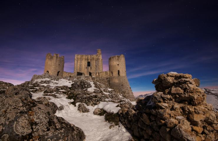 facciata di rocca calascio