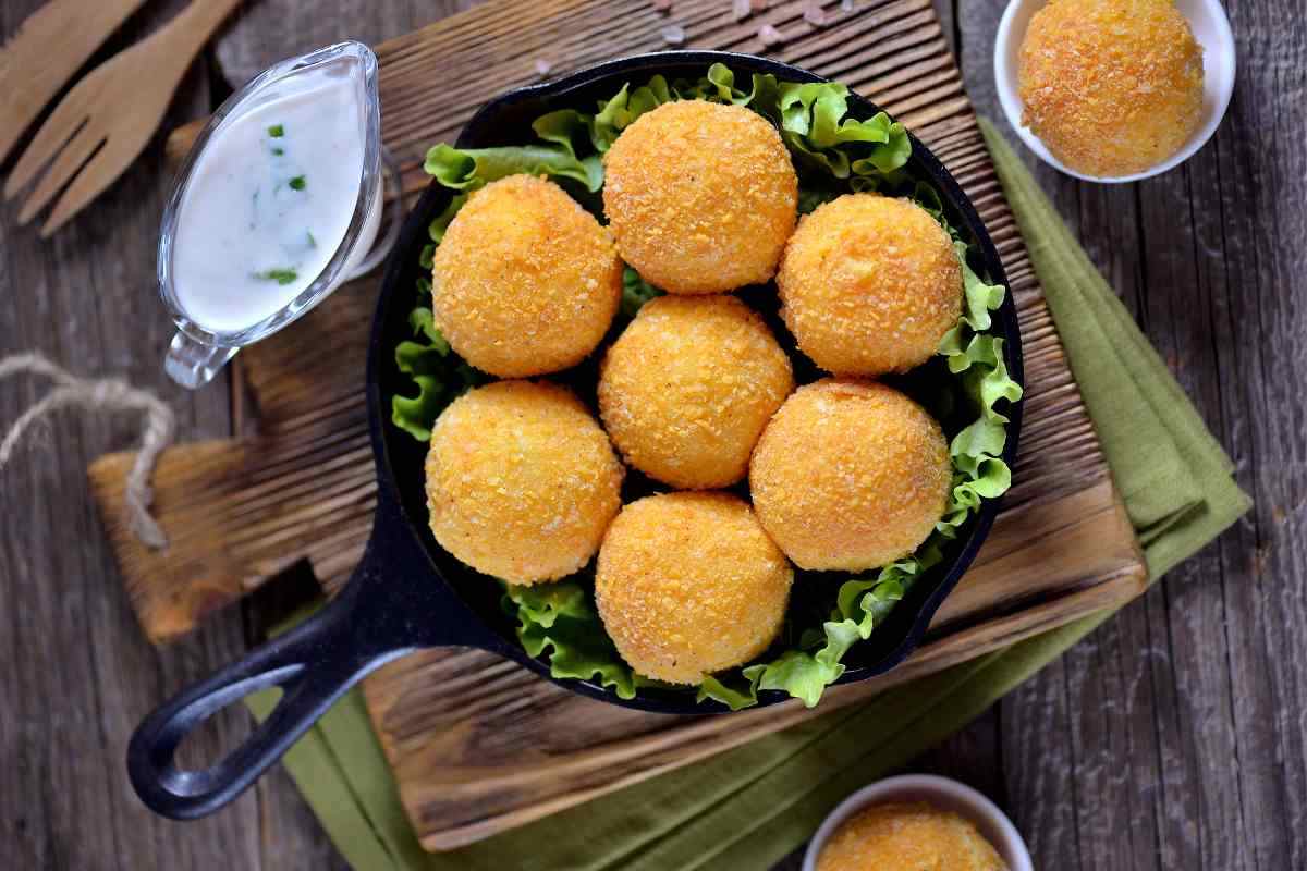 Crocchette nel piatto