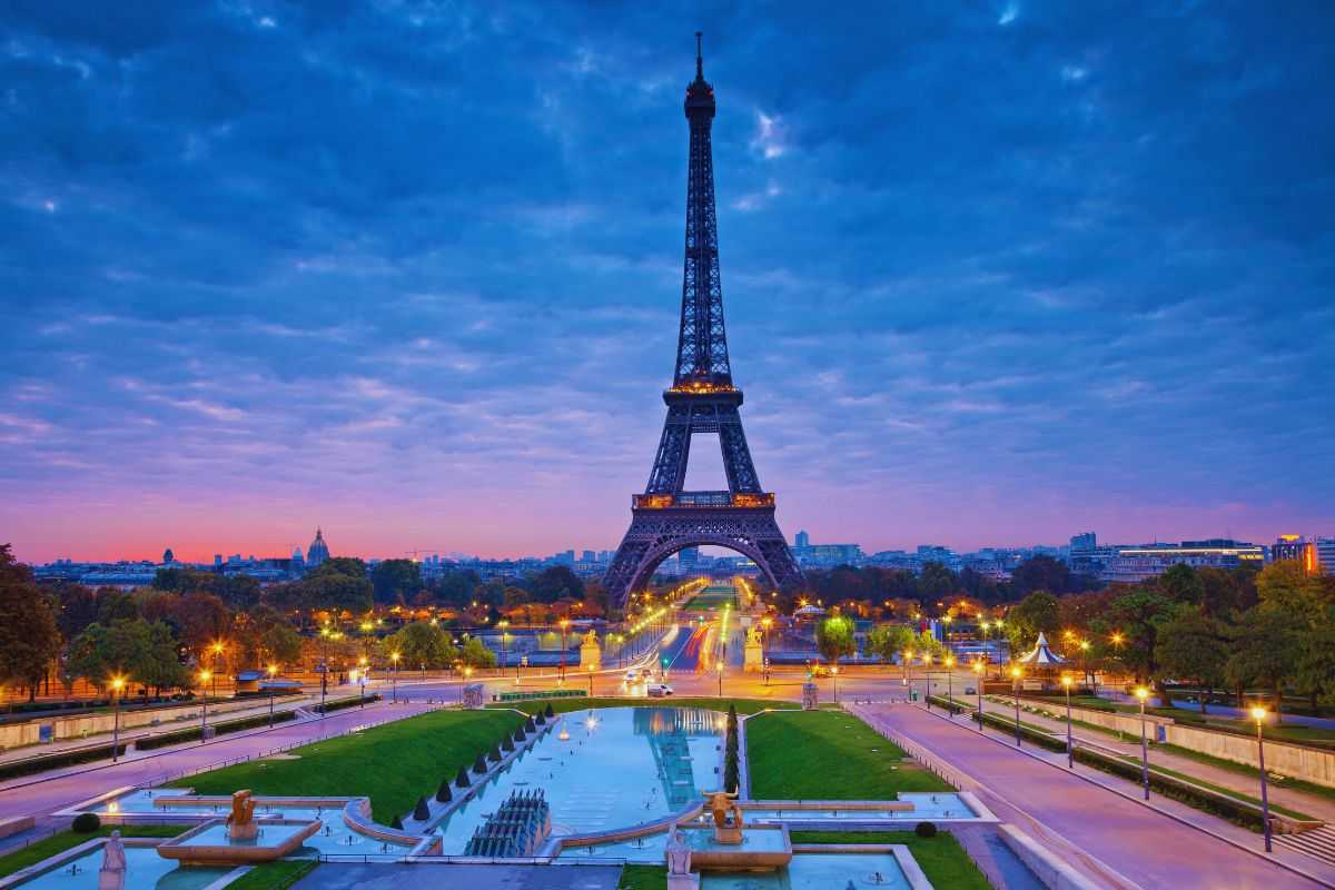 Panoramica della Tour Eiffel