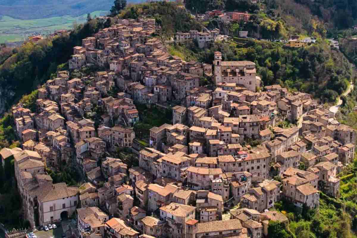 artena vista dall'alto