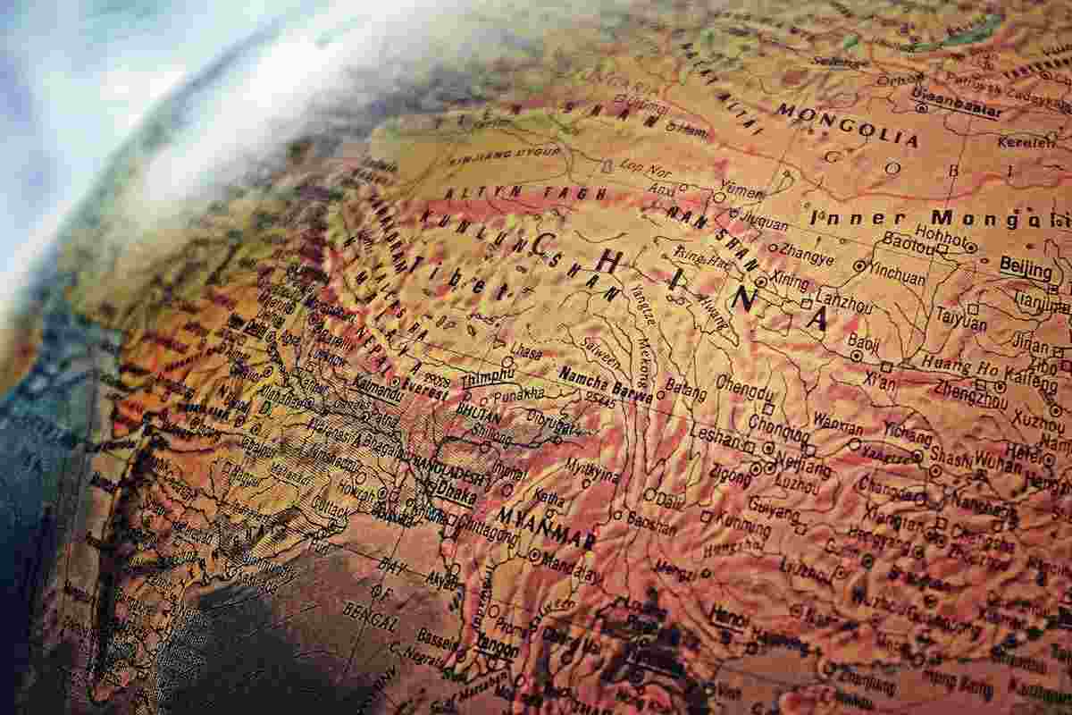 planetario con zoom sulla cina