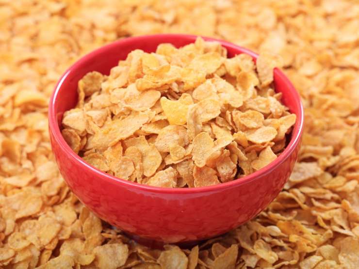 ciotola con corn-flakes 