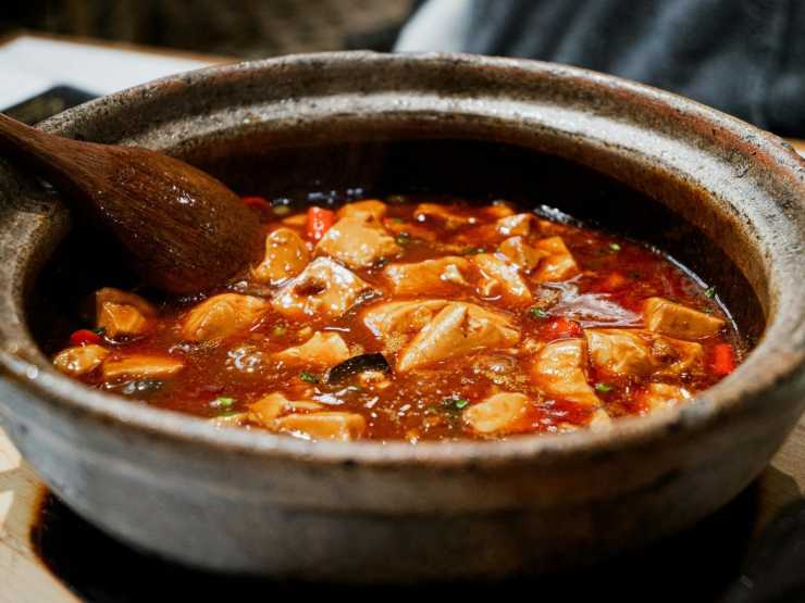 spezzatino in cottura