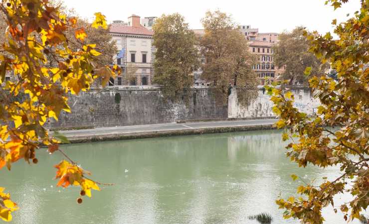 Scorcio del fiume Tevere