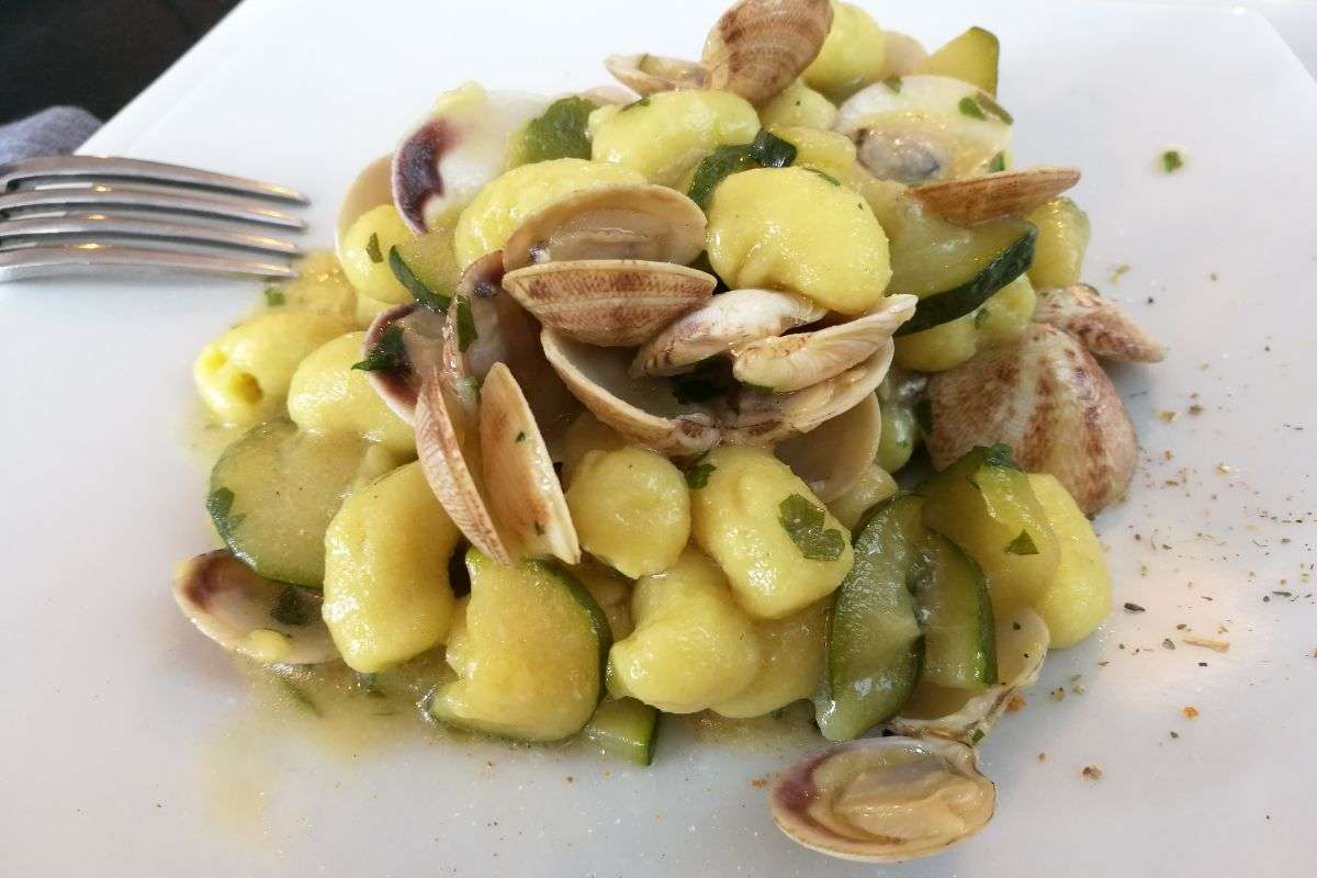 gnocchi con vongole
