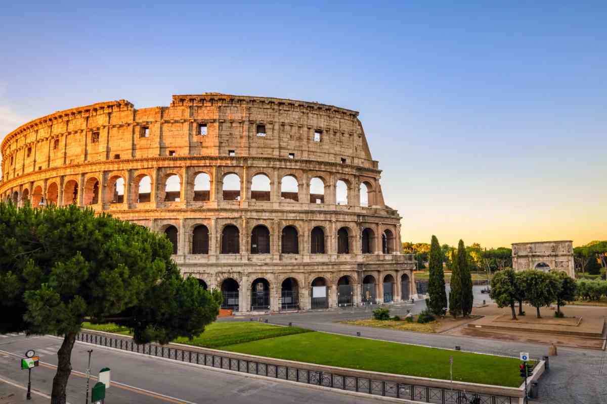 Vista sul Colosseo e zone limitrofe