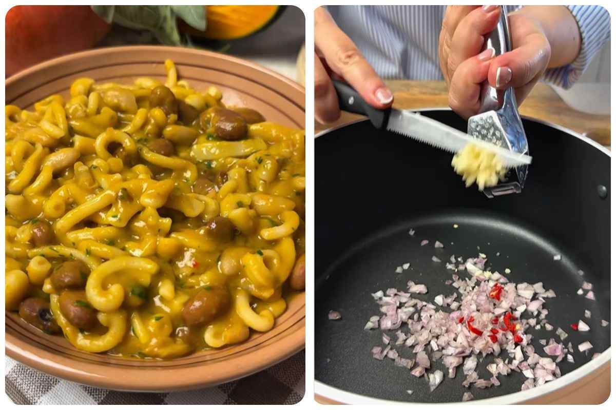 Pasta fagioli e zucca