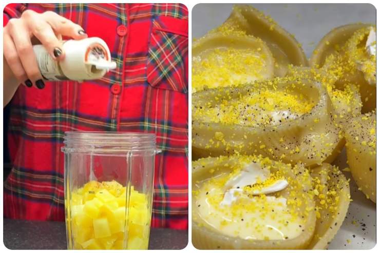 Patate nel frullatore