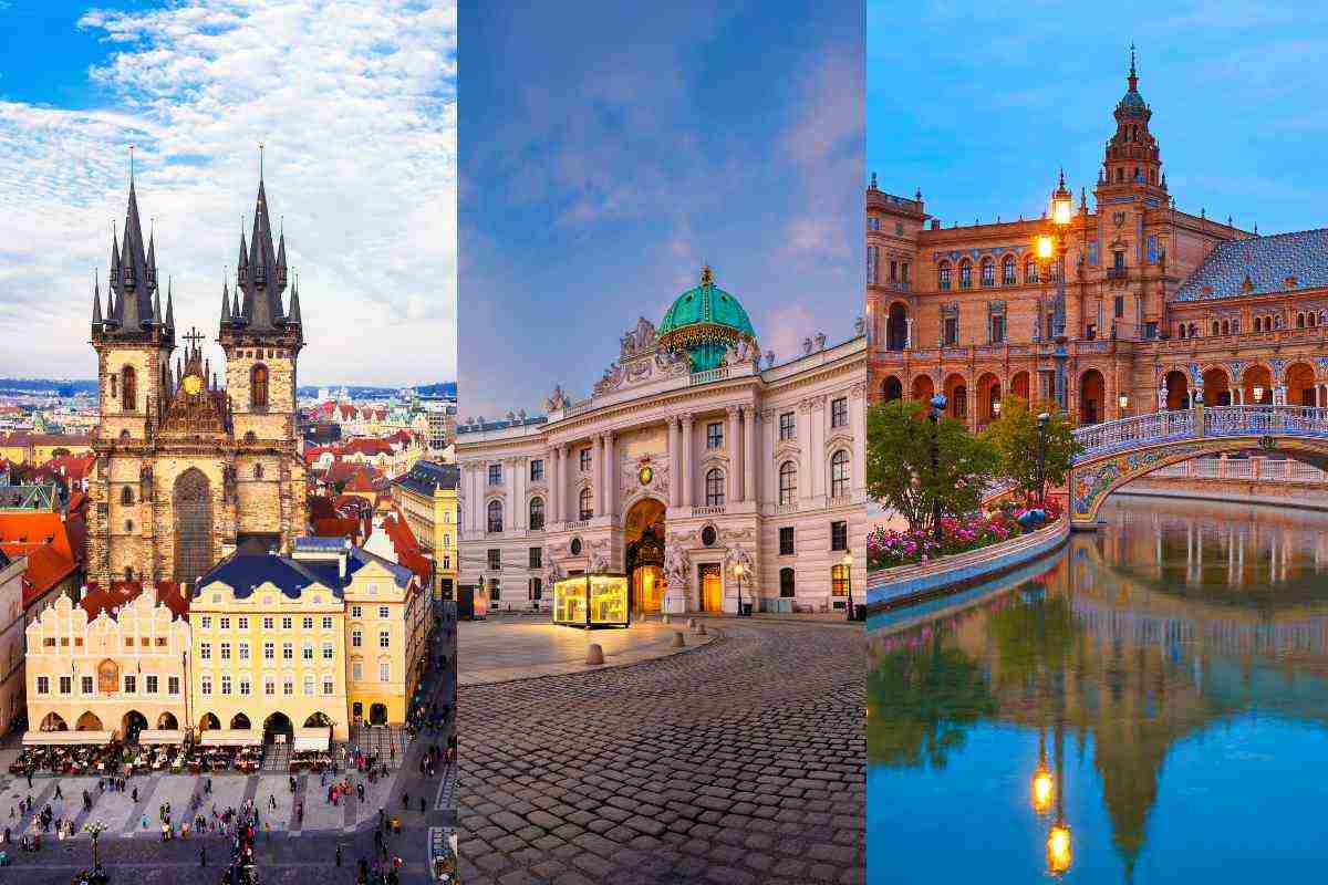 Praga, Vienna e Siviglia