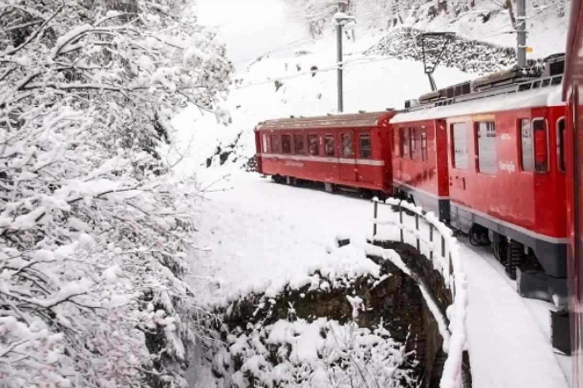 Treno e neve
