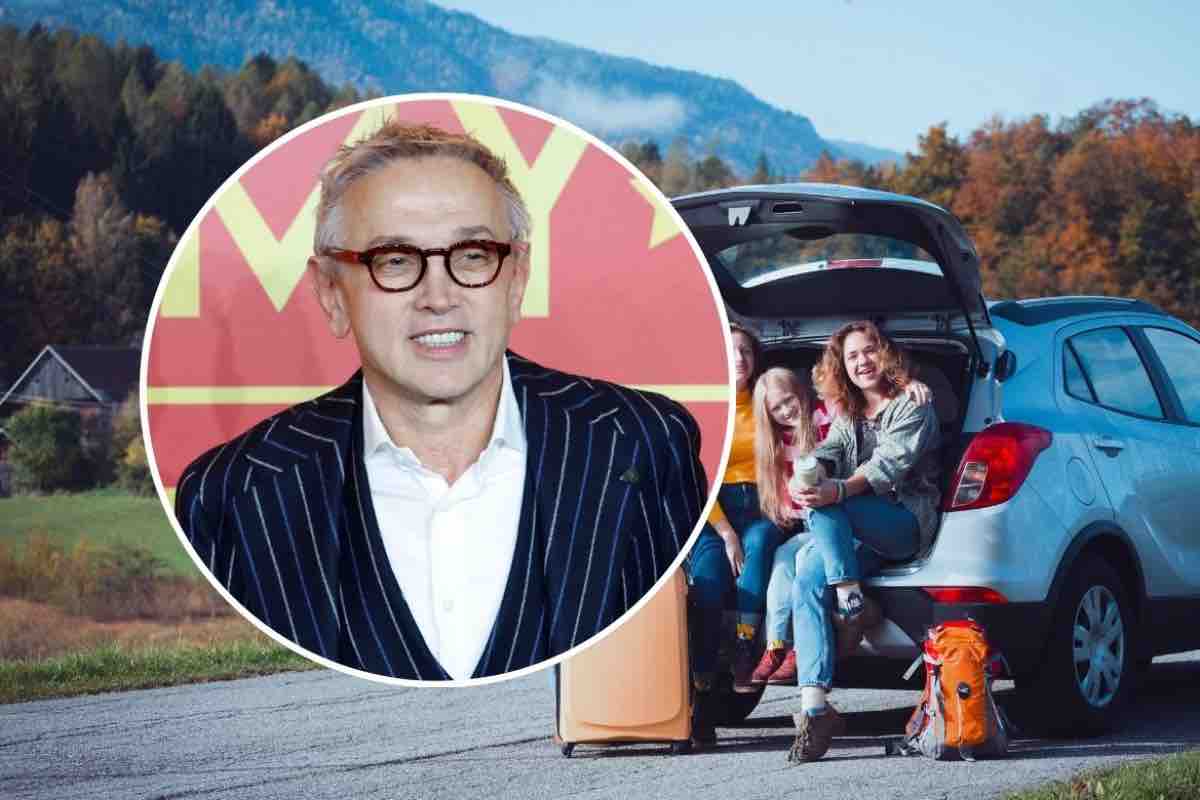 Bruno Barbieri e famiglia in vacanza