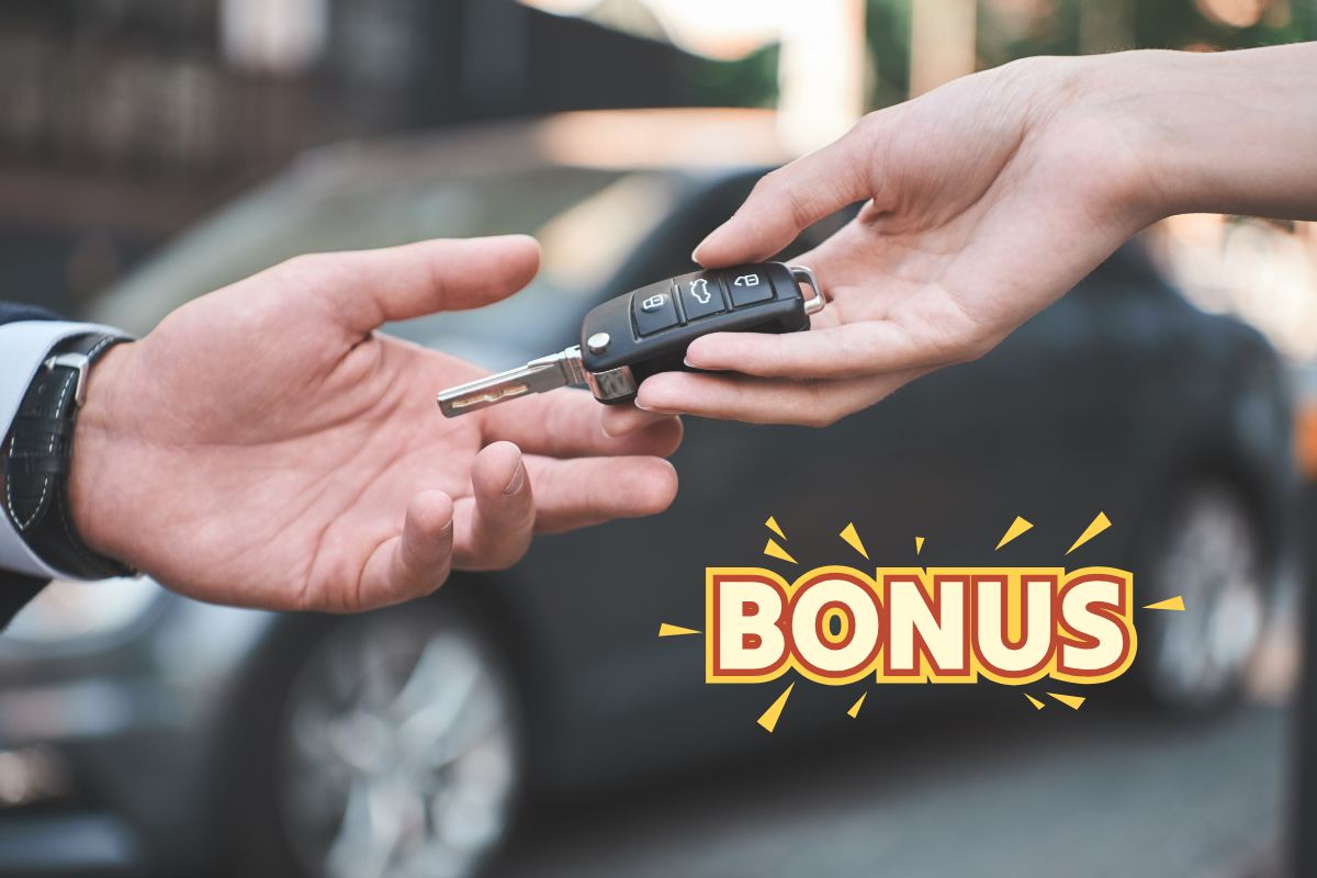 consegna chiavi auto e bonus
