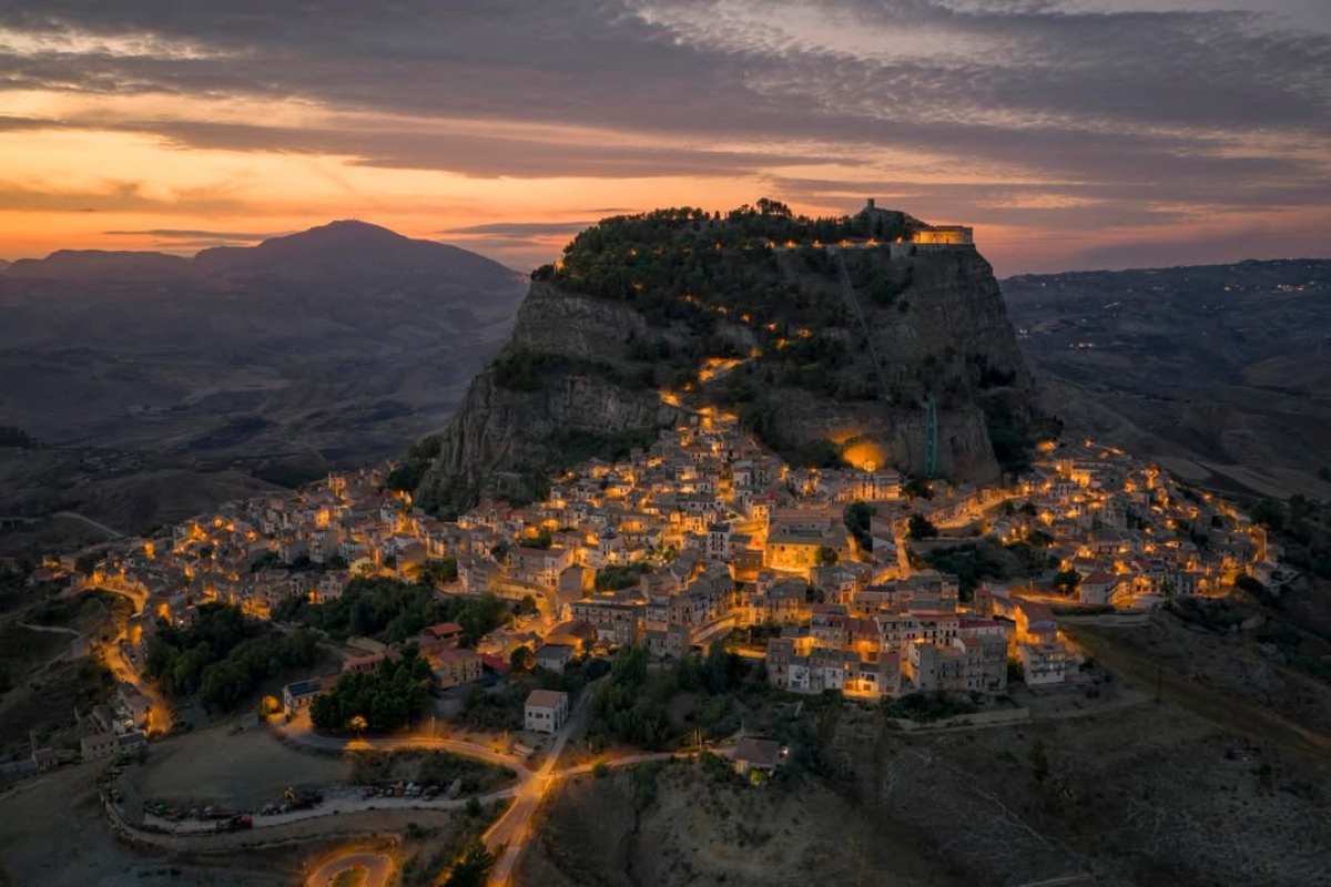 sutera vista dall'alto