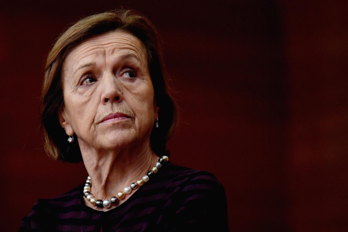 l'ex ministro del Lavoro Elsa Fornero