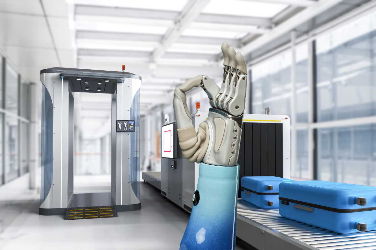 metal detector aeroporto mano metallica