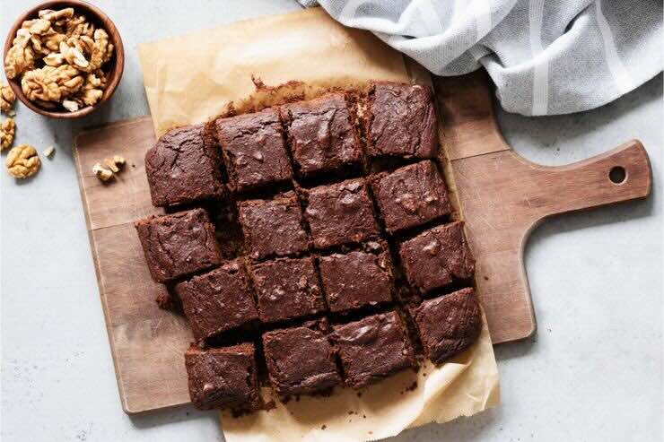 Pezzi di brownies