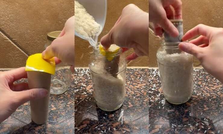 preparazione trucco barattolo 