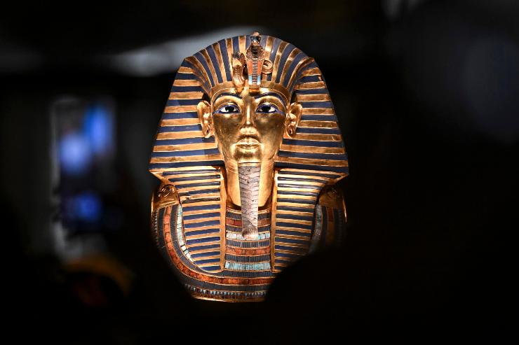Maschera dorata di Tutankhamon