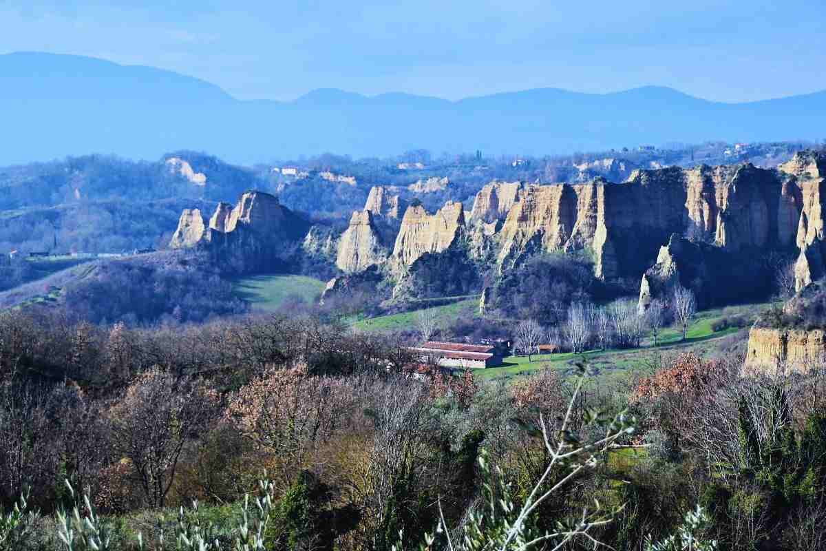 Panoramica delle Balze del Valdarno