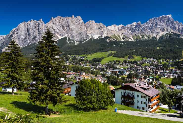 vista sulle dolomiti