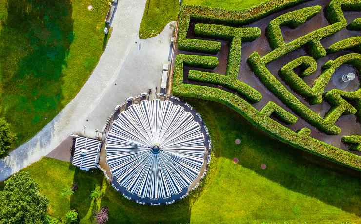 Labirinto del parco di cristallo Swarovski 