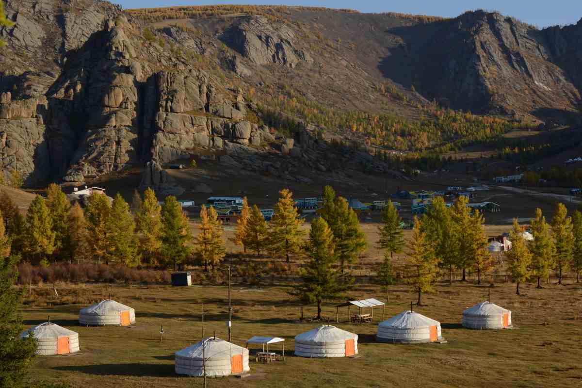 Paesaggio della Mongolia