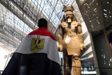 Ingresso del museo egizio al Cairo