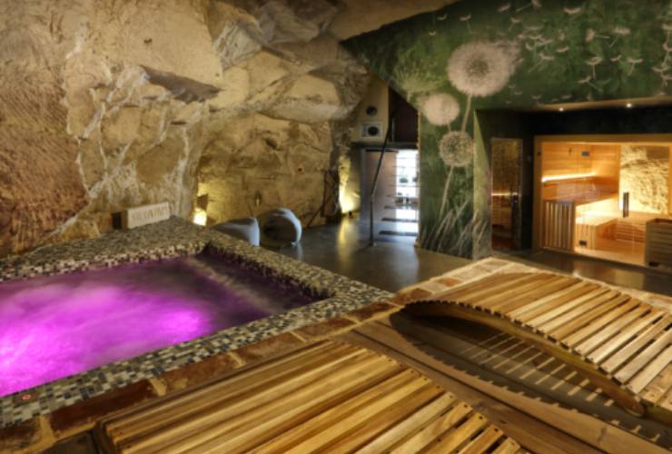 Spa nella grotta Chez Les Grottes