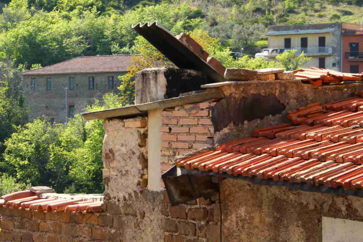 Scorcio borgo tra i Monti Prenestini