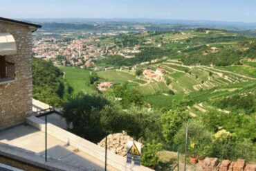 Scorcio su paesaggio immerso nel verde