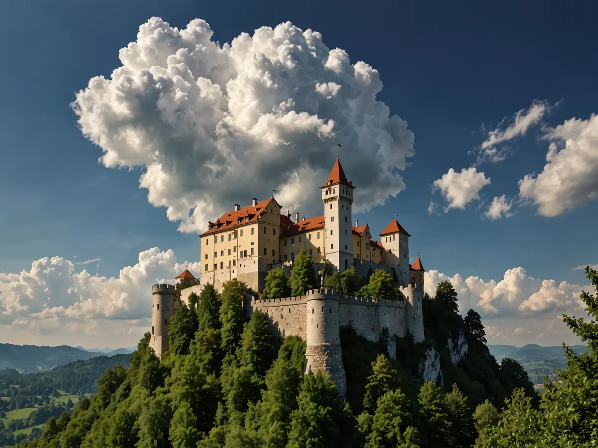 Sospeso tra le Nuvole: Il Sogno Fiabesco del Castello di Lichtenstein in Svevia