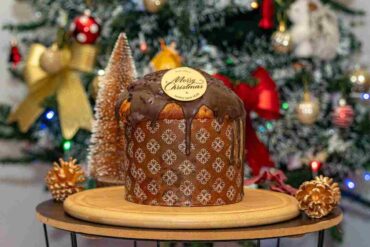 panettone con cioccolato