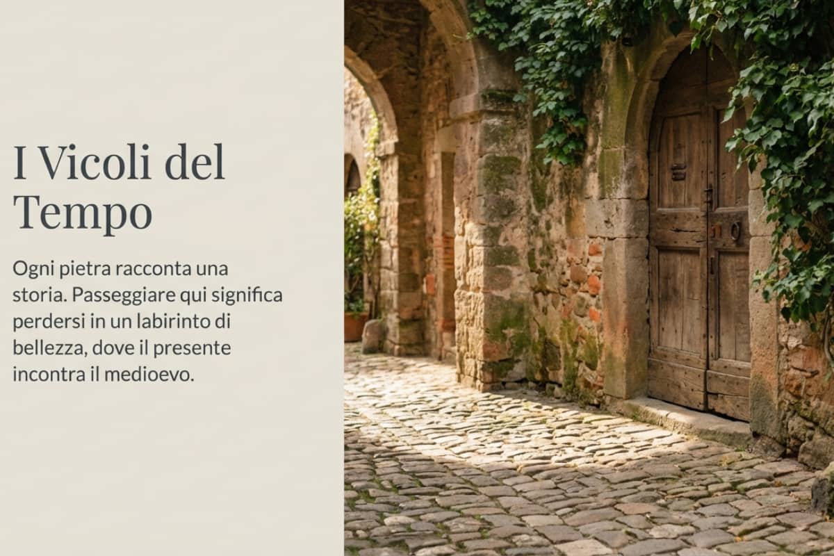 Castello Baronale vicoli del centro storico