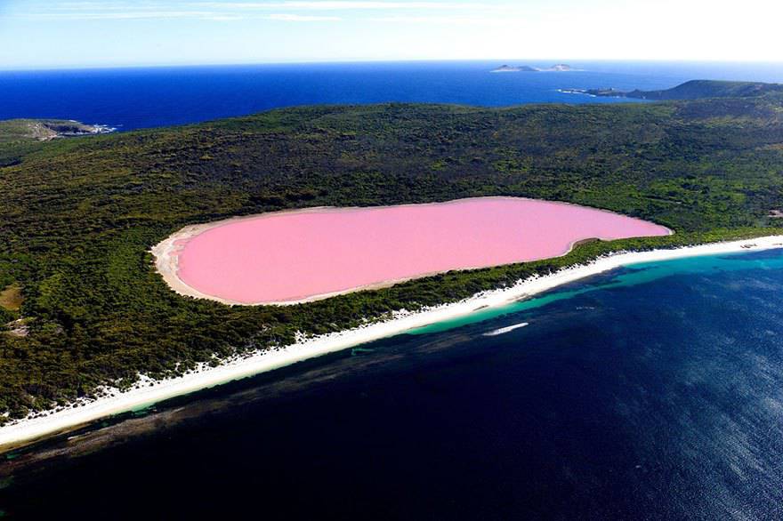 Lago Hillier, Australia.