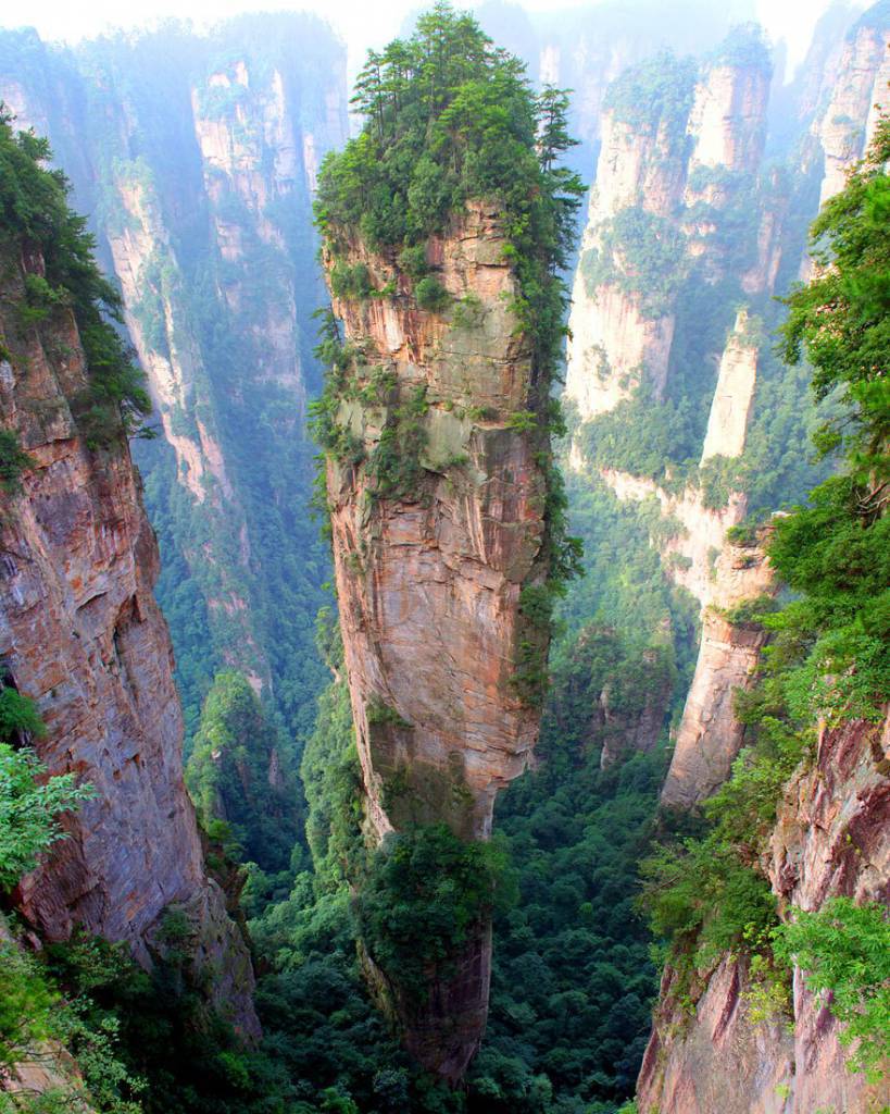 Montagne Tianzi, Cina.