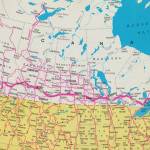 la rotta della trans canada higway