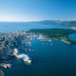 veduta dall'alto della città di Vancouver
