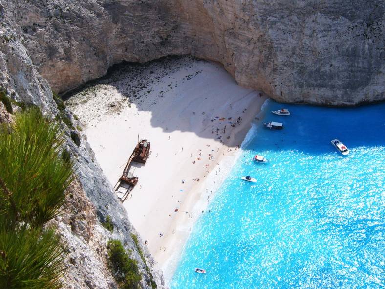 Spiaggia del Relitto, Zante