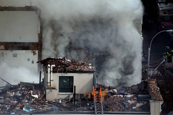 Esplosione per fuga di gas ad Harlem