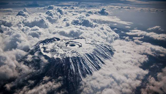 il monte Kilimangiaro, Tanzania
