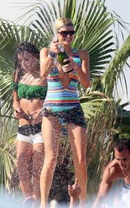 FRANCE: Paris Hilton On Holiday In Saint Tropez