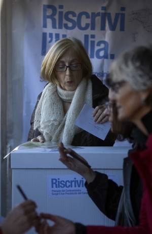 ITALY-POLITICS-VOTE-PARTY-DEMOCRATIC PARTY